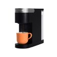 Slim Single-Serve K-Cup Pod Coffee Maker — Black